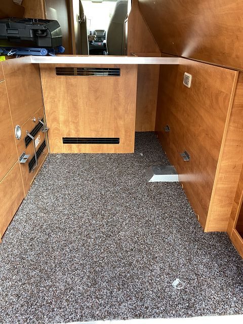Rear garage – After